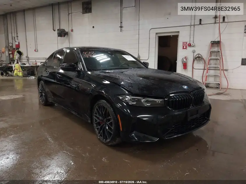 2024 BMW 330E xDrive VIN: 3MW39FS04R8E32965 Lot: 45624910
