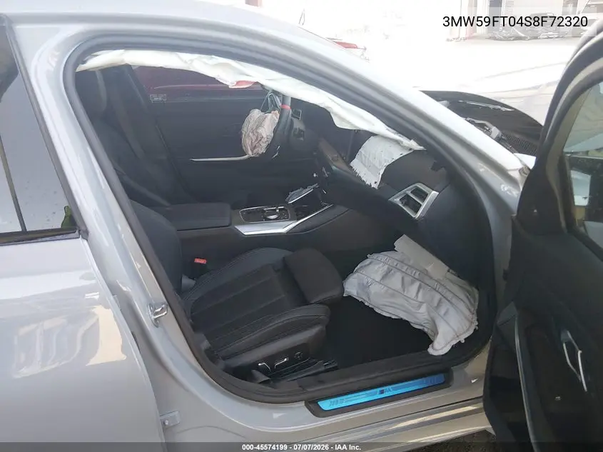 2025 BMW M340I VIN: 3MW59FT04S8F72320 Lot: 45574199