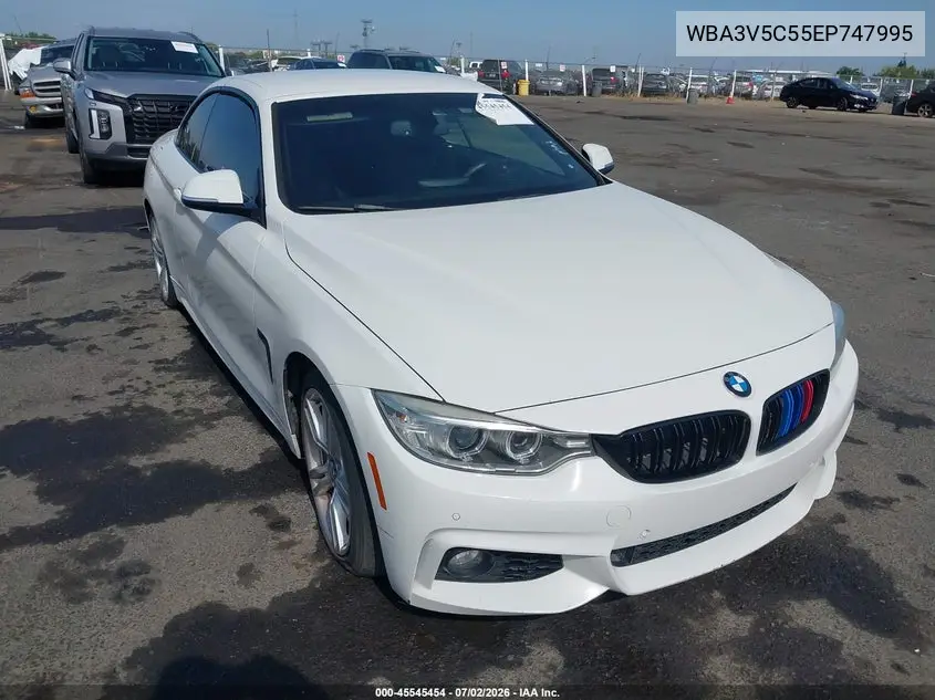 2014 BMW 428I VIN: WBA3V5C55EP747995 Lot: 45545454