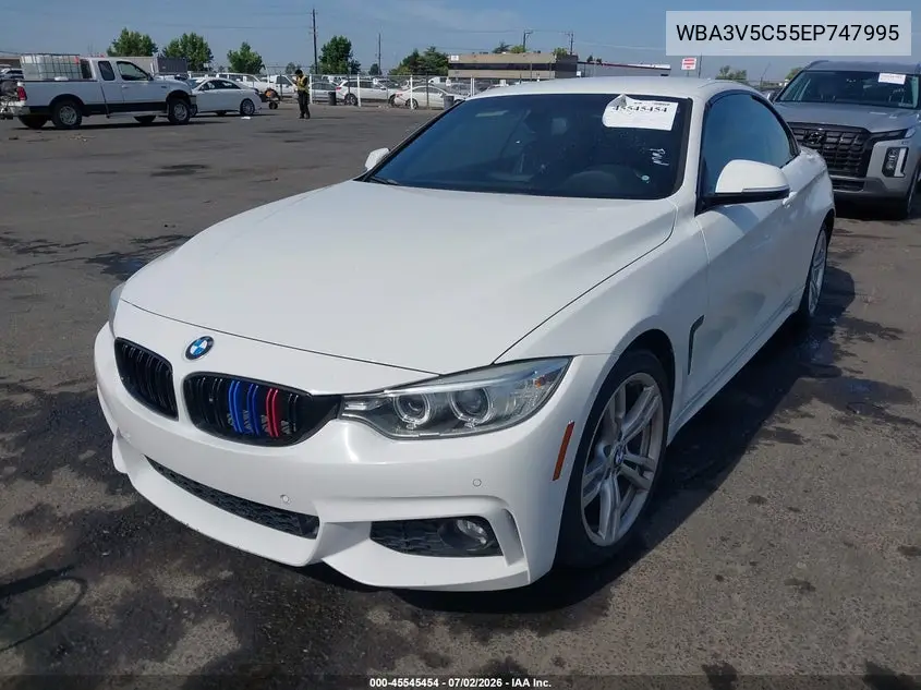 2014 BMW 428I VIN: WBA3V5C55EP747995 Lot: 45545454