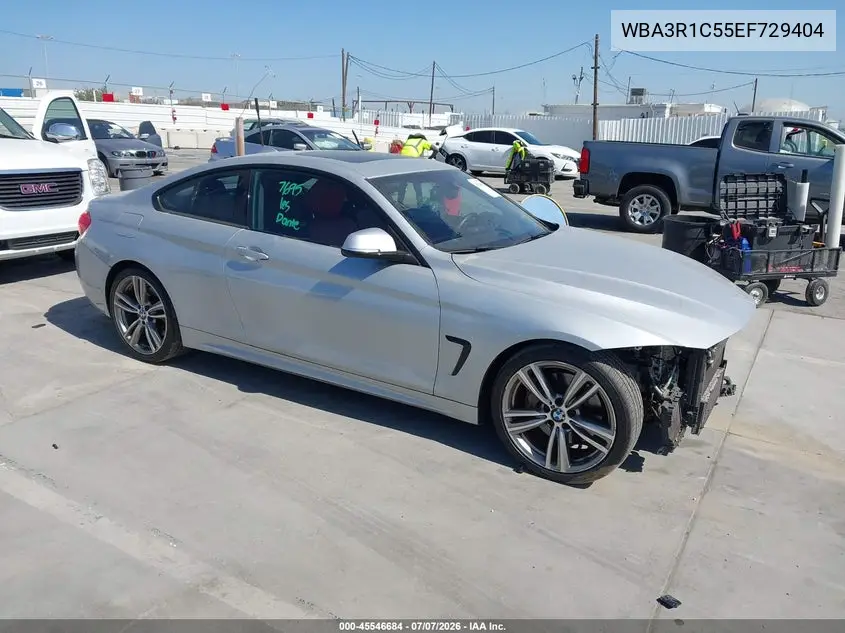 2014 BMW 435I VIN: WBA3R1C55EF729404 Lot: 45546684
