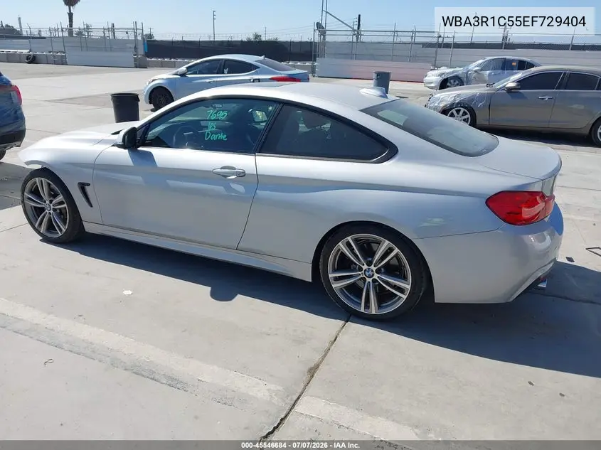 2014 BMW 435I VIN: WBA3R1C55EF729404 Lot: 45546684