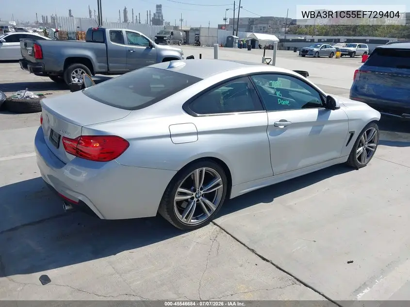 2014 BMW 435I VIN: WBA3R1C55EF729404 Lot: 45546684