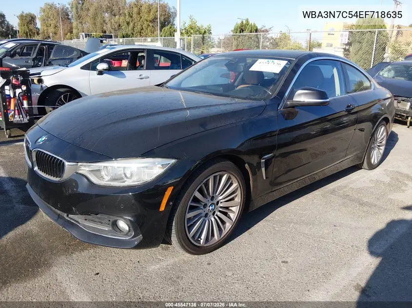 2014 BMW 428I VIN: WBA3N7C54EF718635 Lot: 45547136
