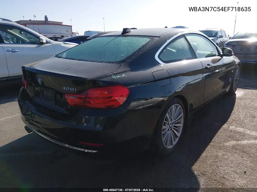 2014 BMW 428I VIN: WBA3N7C54EF718635 Lot: 45547136