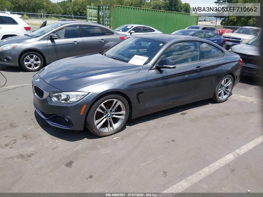 2014 BMW 428I VIN: WBA3N3C5XEF710662 Lot: 45567651