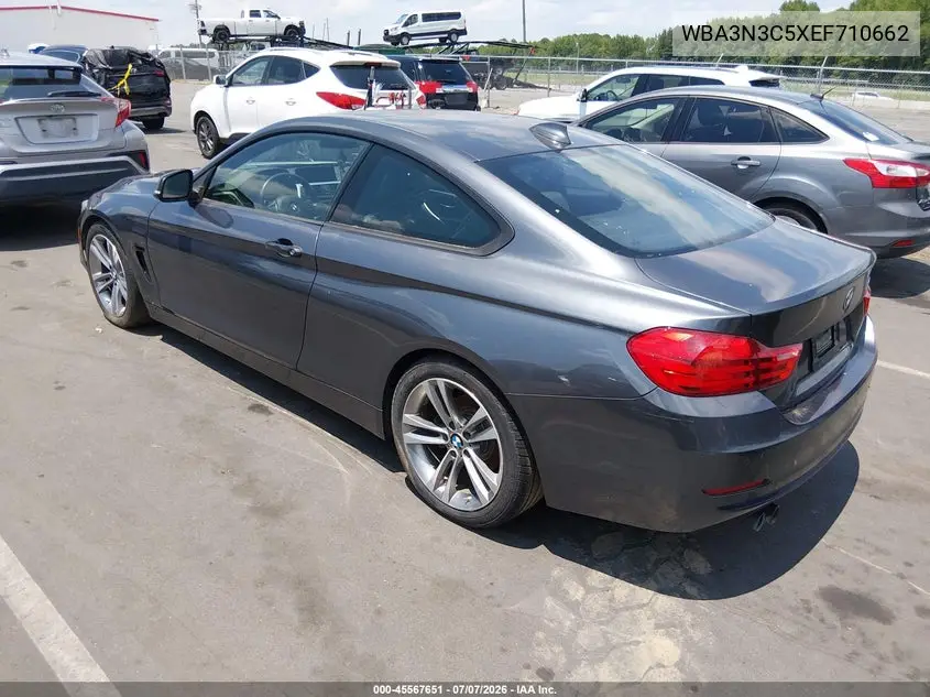 2014 BMW 428I VIN: WBA3N3C5XEF710662 Lot: 45567651