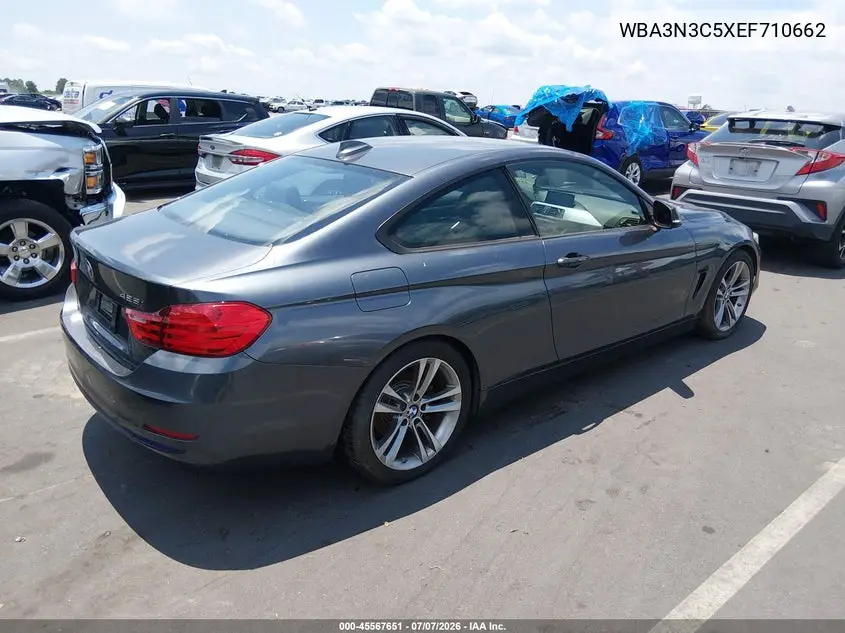 2014 BMW 428I VIN: WBA3N3C5XEF710662 Lot: 45567651
