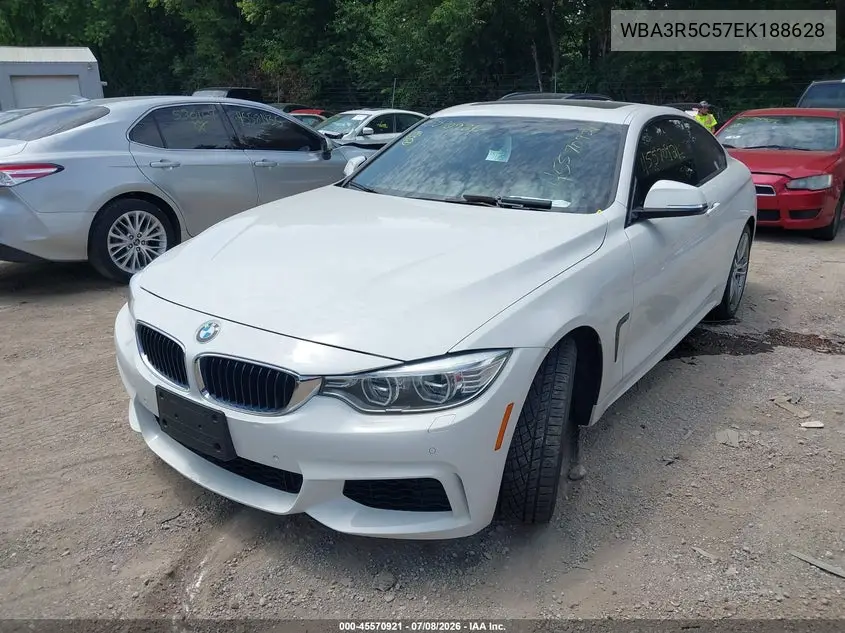 2014 BMW 435I xDrive VIN: WBA3R5C57EK188628 Lot: 45570921