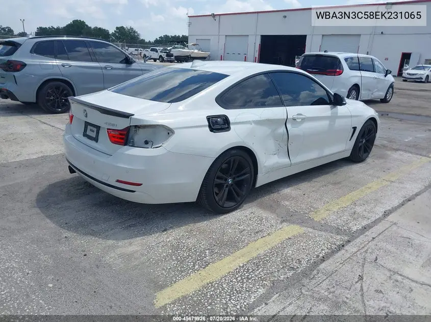 2014 BMW 4 Series 428I VIN: WBA3N3C58EK231065 Lot: 45679926