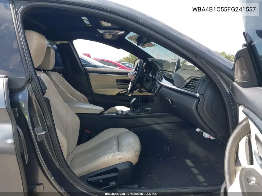 2015 BMW 435I Gran Coupe VIN: WBA4B1C55FG241557 Lot: 45527228