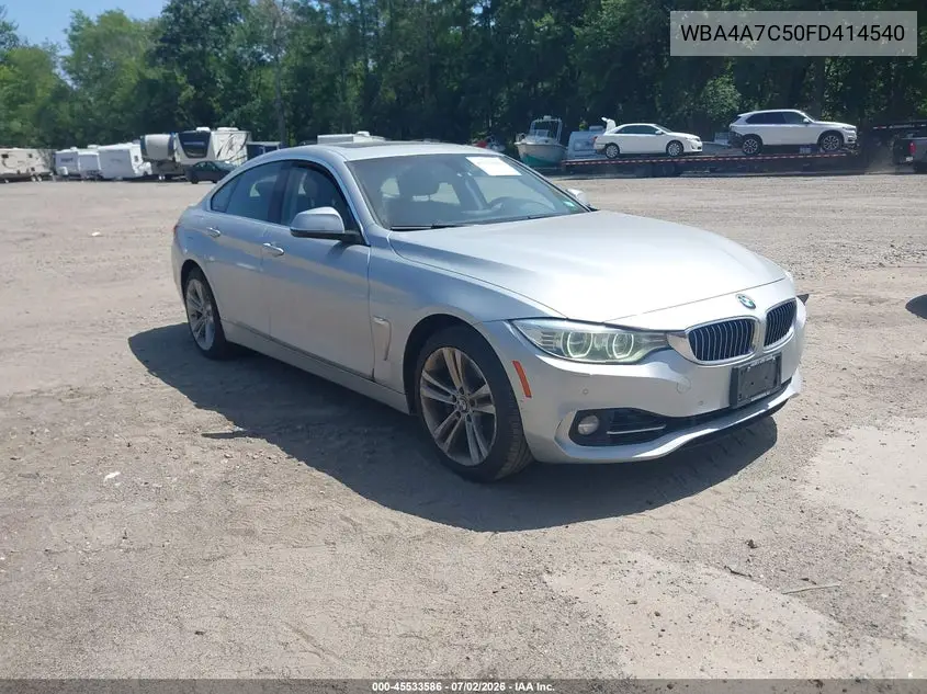 2015 BMW 428 Gran Coupe xDrive VIN: WBA4A7C50FD414540 Lot: 45533586