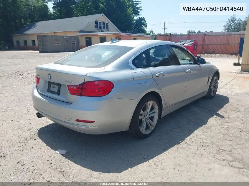 2015 BMW 428 Gran Coupe xDrive VIN: WBA4A7C50FD414540 Lot: 45533586