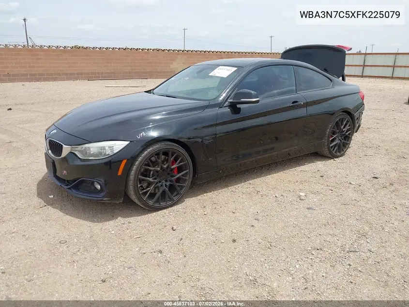 2015 BMW 428I VIN: WBA3N7C5XFK225079 Lot: 45537103