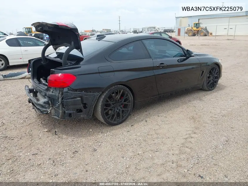 2015 BMW 428I VIN: WBA3N7C5XFK225079 Lot: 45537103