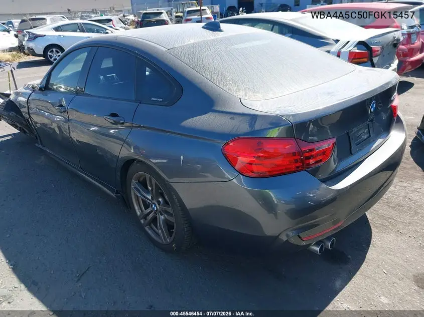 2015 BMW 428 Gran Coupe VIN: WBA4A5C50FGK15457 Lot: 45546454