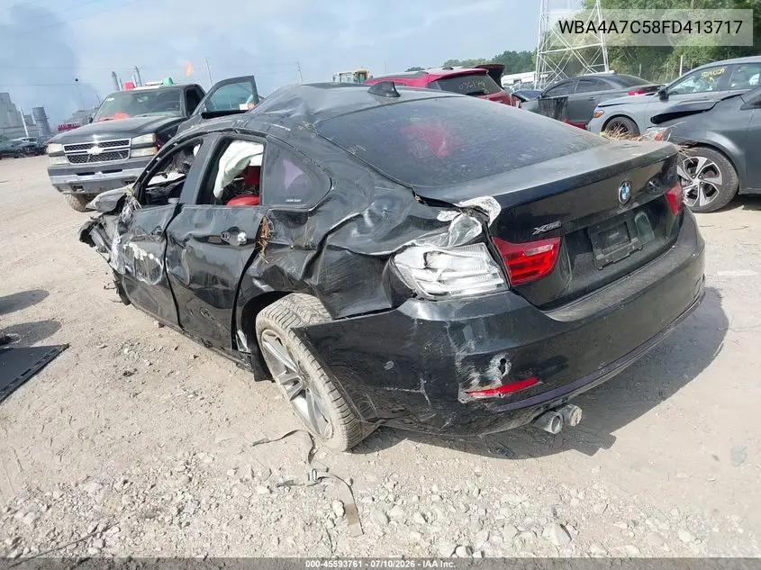 2015 BMW 428 Gran Coupe xDrive VIN: WBA4A7C58FD413717 Lot: 45593761