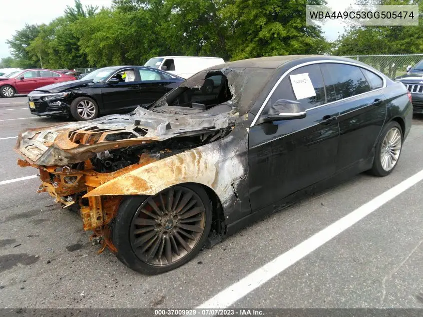 WBA4A9C53GG505474 2016 BMW 428I Gran Coupe