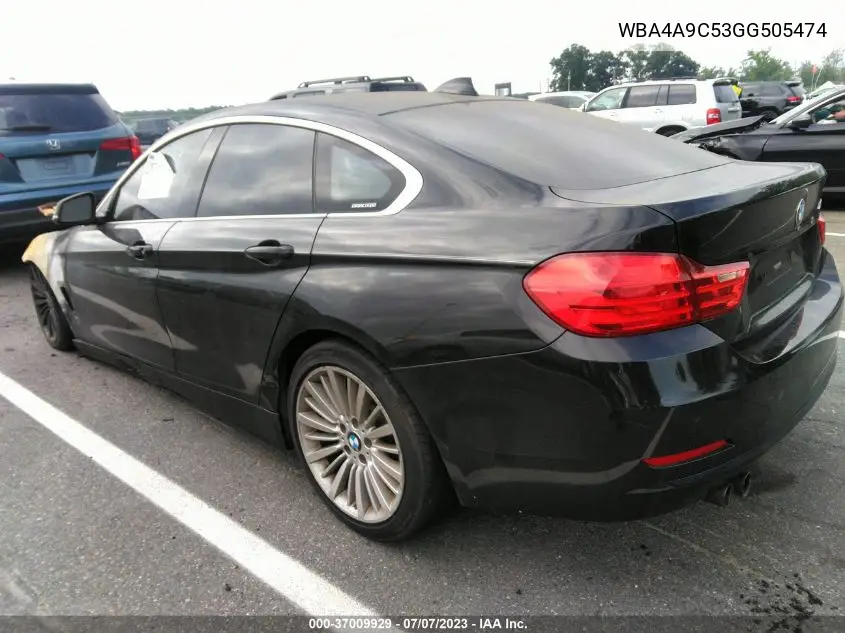 WBA4A9C53GG505474 2016 BMW 428I Gran Coupe