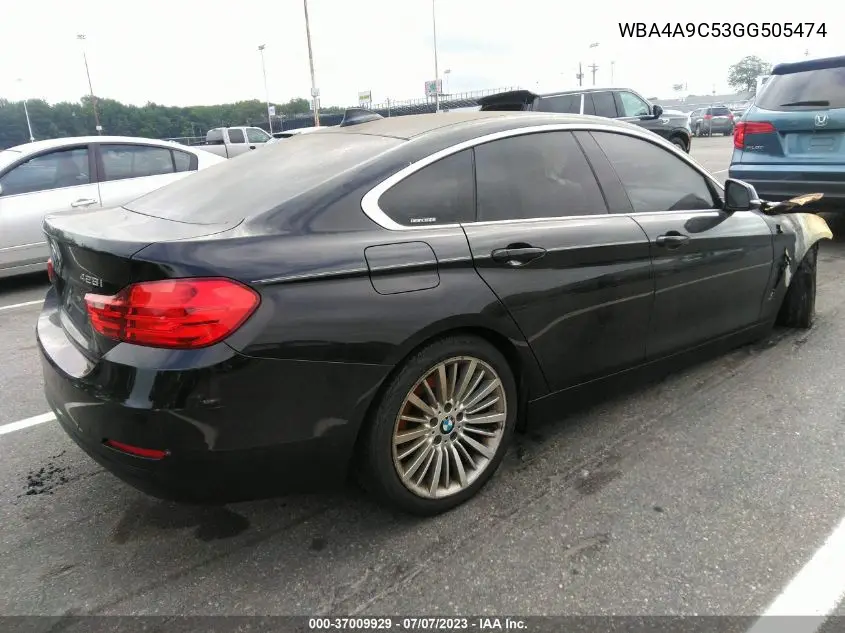 WBA4A9C53GG505474 2016 BMW 428I Gran Coupe