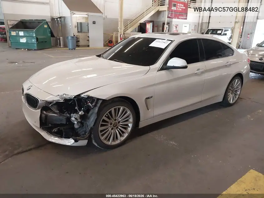 2016 BMW 428I Gran Coupe VIN: WBA4A9C57GGL88482 Lot: 45422963