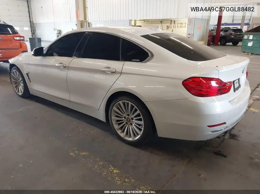 2016 BMW 428I Gran Coupe VIN: WBA4A9C57GGL88482 Lot: 45422963