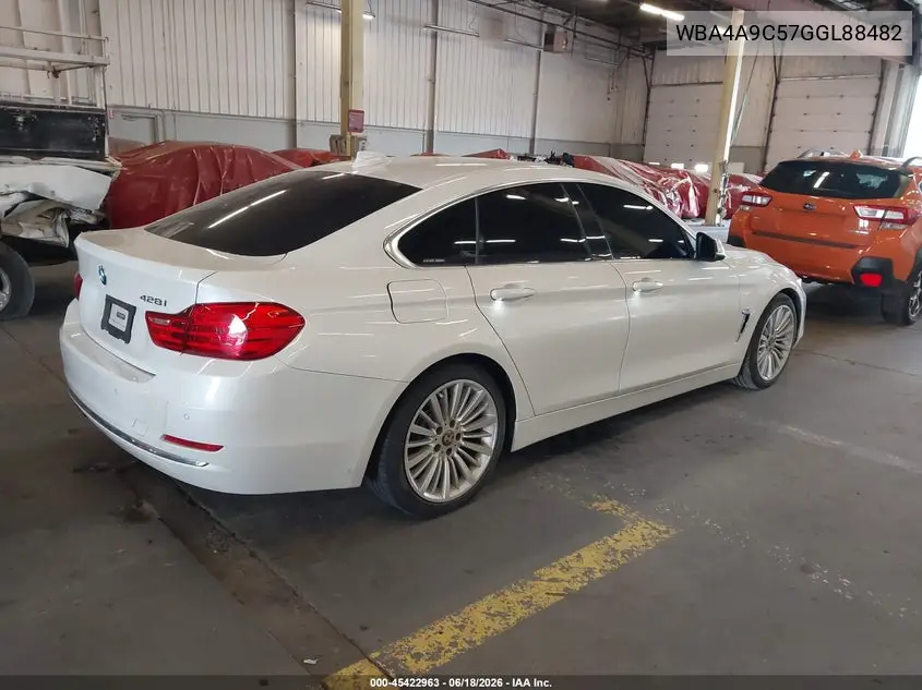 2016 BMW 428I Gran Coupe VIN: WBA4A9C57GGL88482 Lot: 45422963