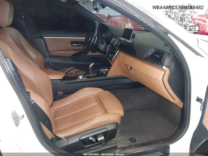 2016 BMW 428I Gran Coupe VIN: WBA4A9C57GGL88482 Lot: 45422963