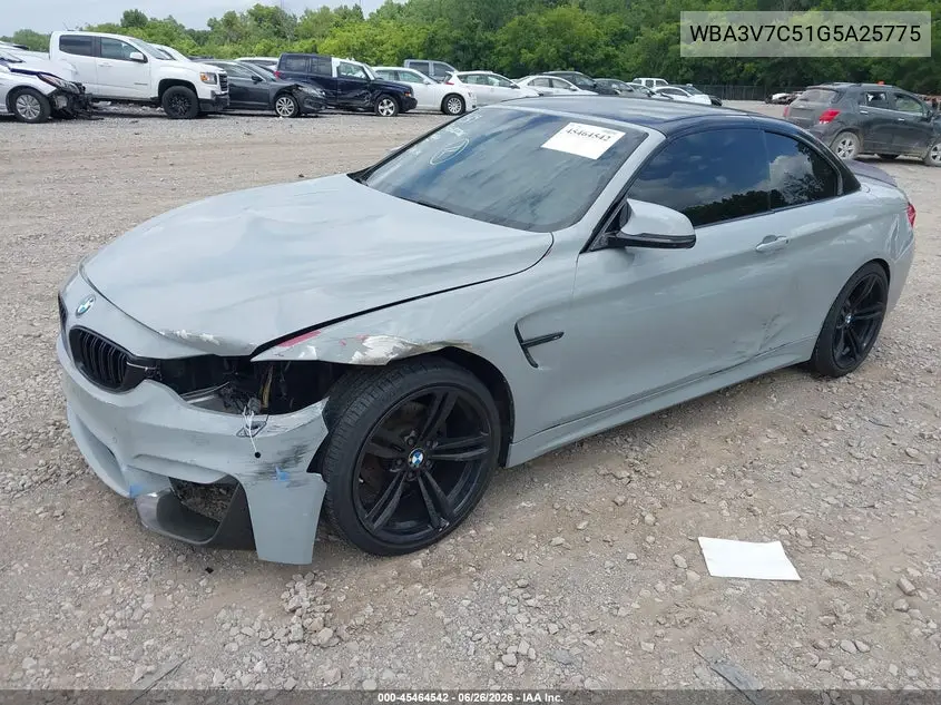 2016 BMW 428I VIN: WBA3V7C51G5A25775 Lot: 45464542