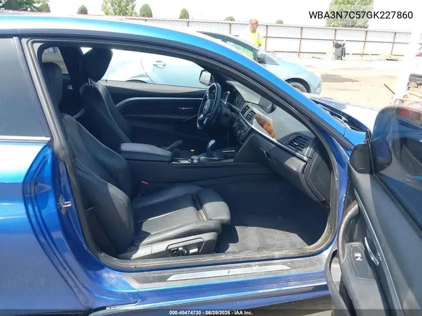 2016 BMW 428I VIN: WBA3N7C57GK227860 Lot: 45474730