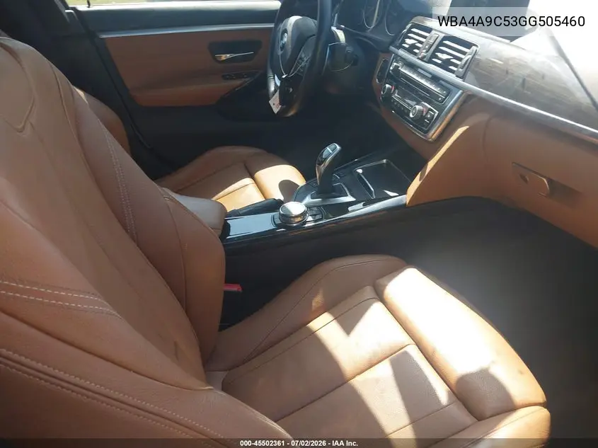 2016 BMW 428I Gran Coupe VIN: WBA4A9C53GG505460 Lot: 45502361