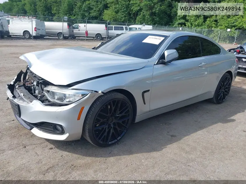 2016 BMW 428I xDrive VIN: WBA3N9C58GK249894 Lot: 45558850