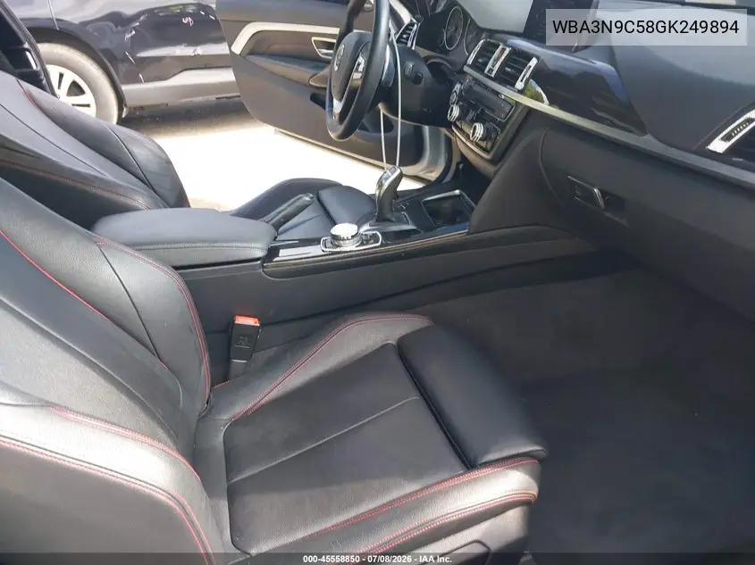 2016 BMW 428I xDrive VIN: WBA3N9C58GK249894 Lot: 45558850