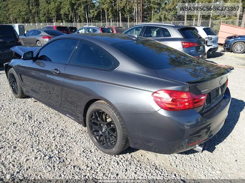2016 BMW 435I xDrive VIN: WBA3R5C56GK373367 Lot: 45562046