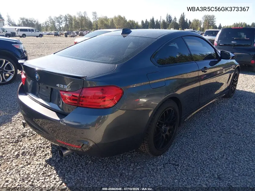 2016 BMW 435I xDrive VIN: WBA3R5C56GK373367 Lot: 45562046