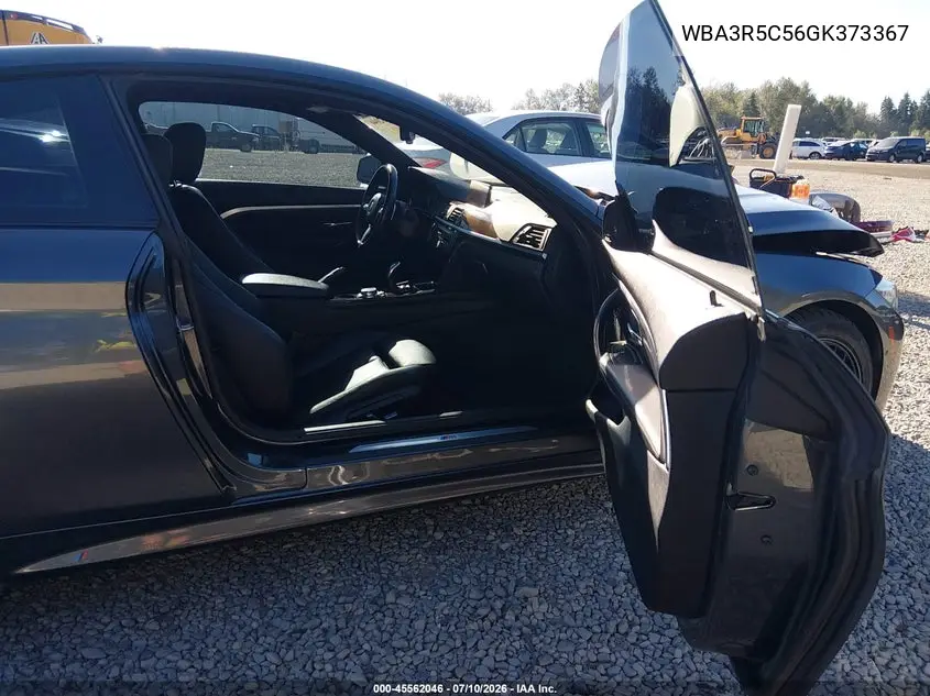 2016 BMW 435I xDrive VIN: WBA3R5C56GK373367 Lot: 45562046