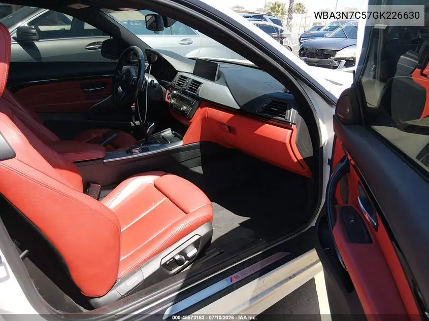 2016 BMW 428I VIN: WBA3N7C57GK226630 Lot: 45573163