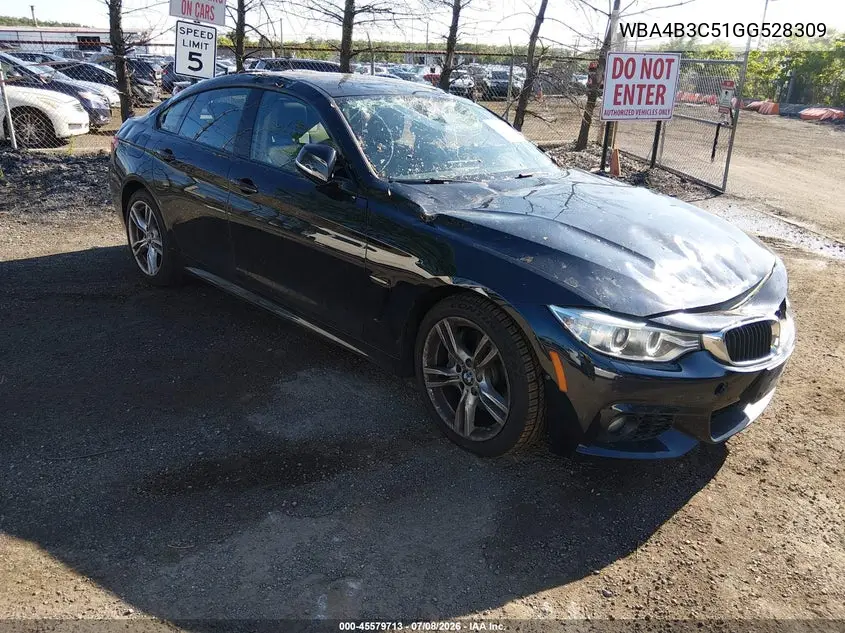 2016 BMW 435I Gran Coupe xDrive VIN: WBA4B3C51GG528309 Lot: 45579713