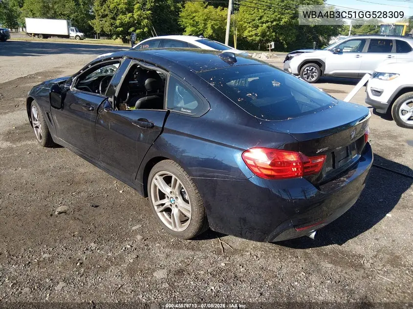 2016 BMW 435I Gran Coupe xDrive VIN: WBA4B3C51GG528309 Lot: 45579713
