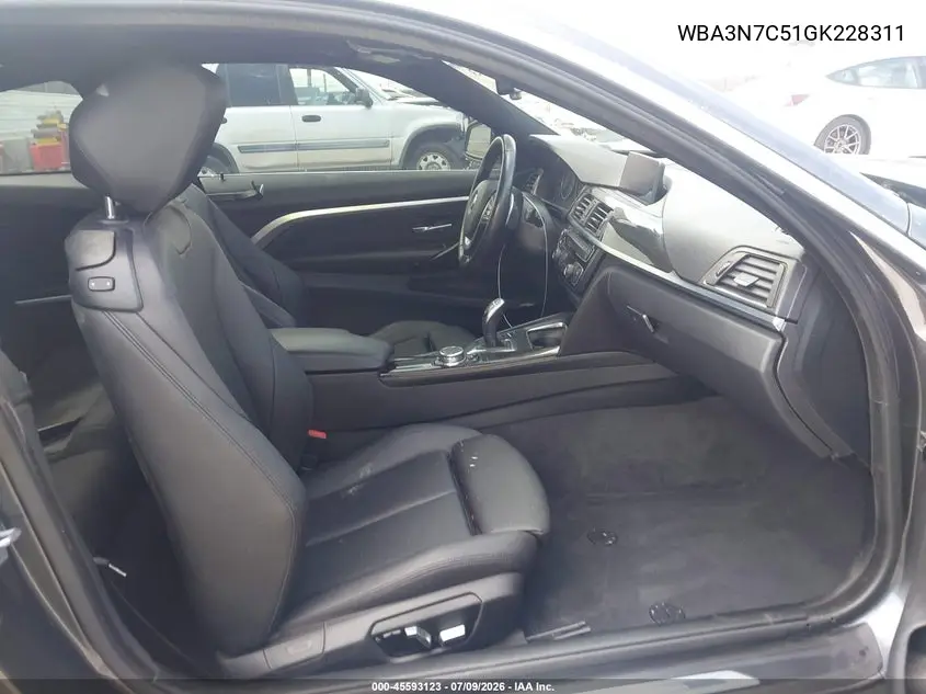 2016 BMW 428I VIN: WBA3N7C51GK228311 Lot: 45593123