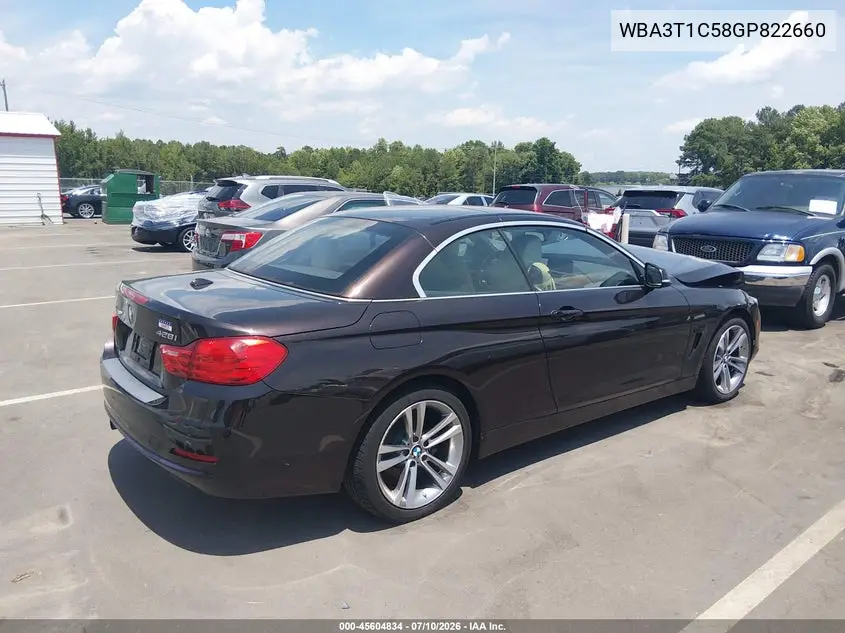 2016 BMW 428I xDrive VIN: WBA3T1C58GP822660 Lot: 45604834