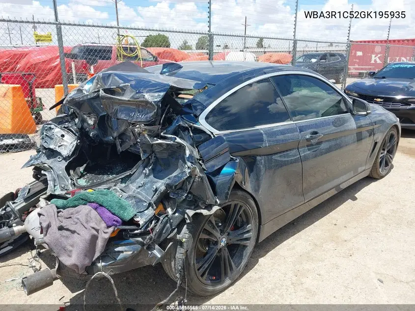 2016 BMW 435I VIN: WBA3R1C52GK195935 Lot: 45615565