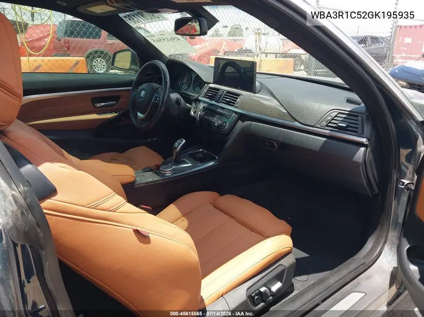 2016 BMW 435I VIN: WBA3R1C52GK195935 Lot: 45615565