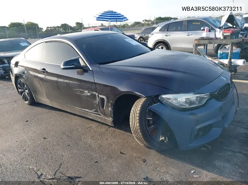 2016 BMW 435I xDrive VIN: WBA3R5C58GK373211 Lot: 45623990