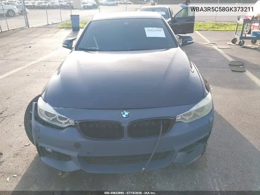 2016 BMW 435I xDrive VIN: WBA3R5C58GK373211 Lot: 45623990