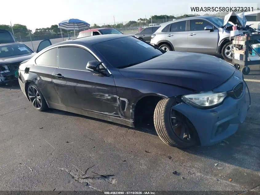 2016 BMW 435I xDrive VIN: WBA3R5C58GK373211 Lot: 45623990