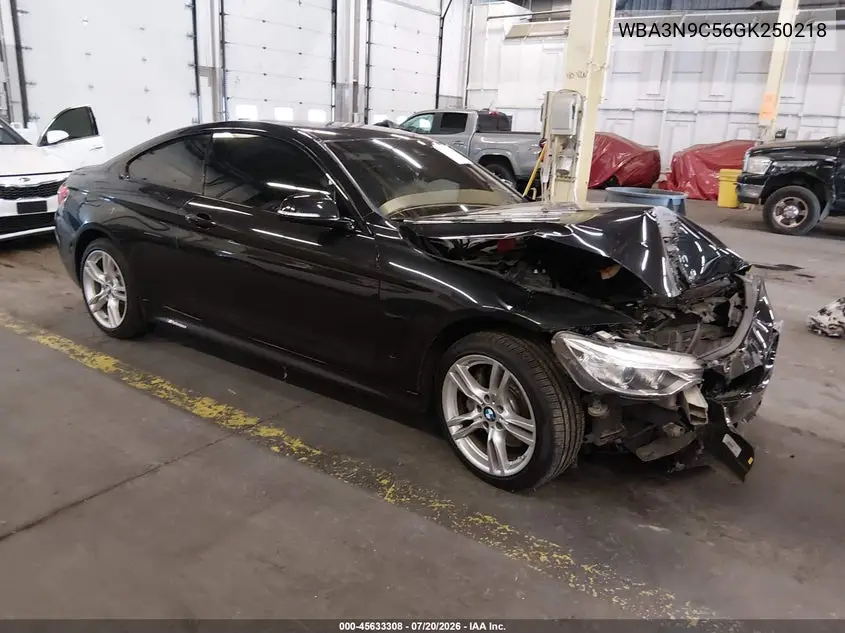 2016 BMW 428I xDrive VIN: WBA3N9C56GK250218 Lot: 45633308