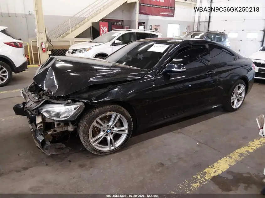 2016 BMW 428I xDrive VIN: WBA3N9C56GK250218 Lot: 45633308