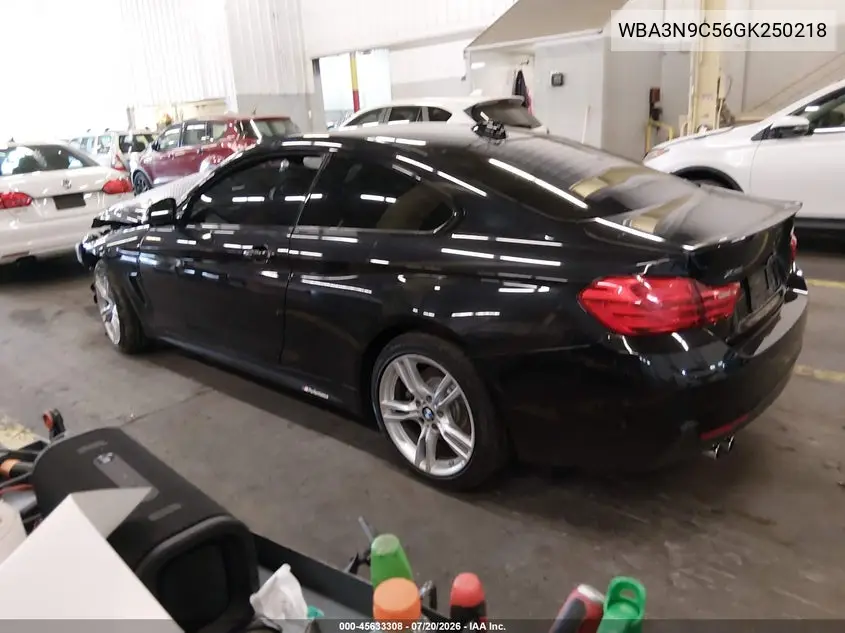 2016 BMW 428I xDrive VIN: WBA3N9C56GK250218 Lot: 45633308