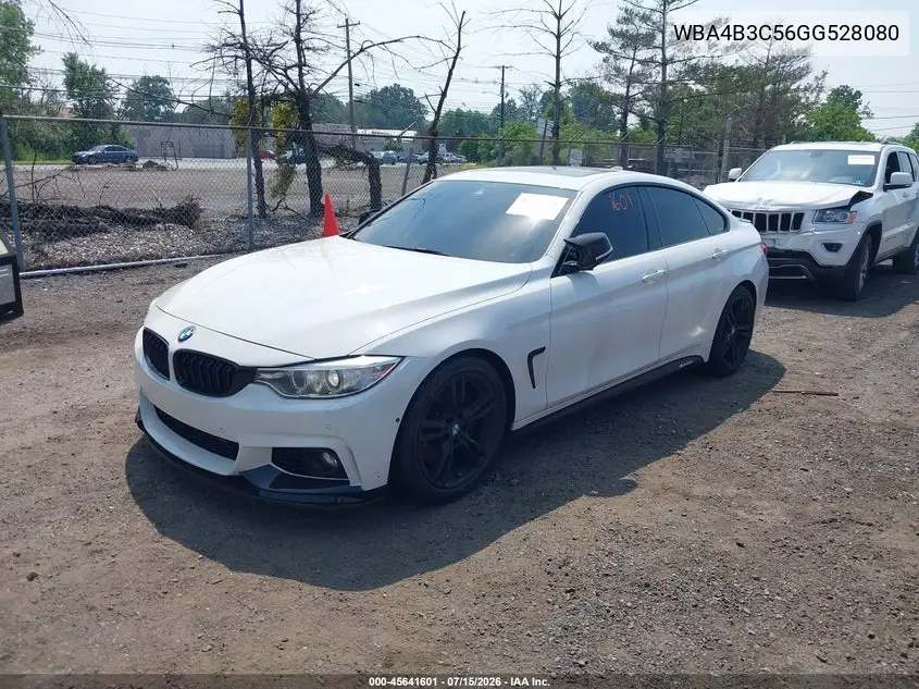2016 BMW 435I Gran Coupe xDrive VIN: WBA4B3C56GG528080 Lot: 45641601